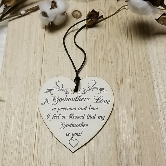 Very nice Godmother wood hanging sign - Picture 3 of 6
